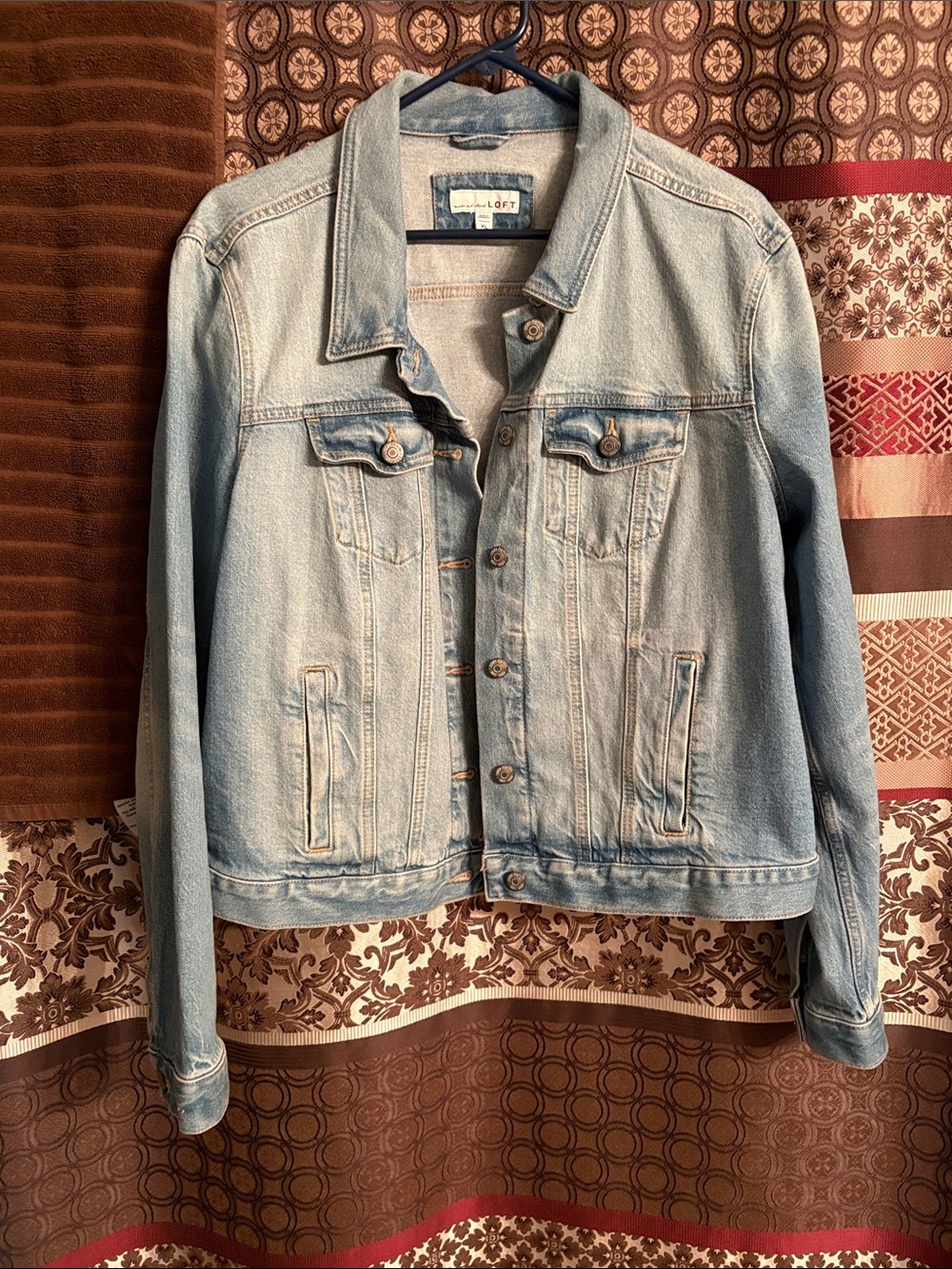 LOFT Light Wash Denim Jacket - Women's Jean Jacket